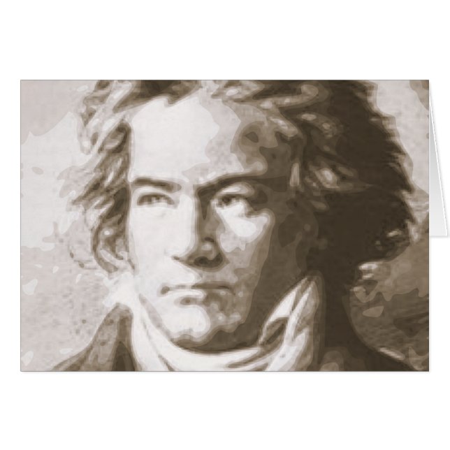 Beethoven in Sepia (Vorderseite (Horizontal))