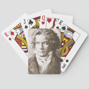 Beethoven in Sepia Spielkarten