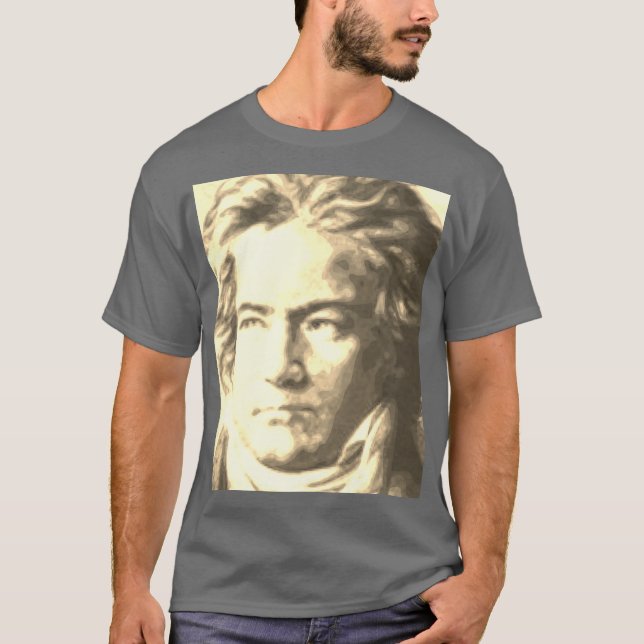 Beethoven in Sepia T-Shirt (Vorderseite)