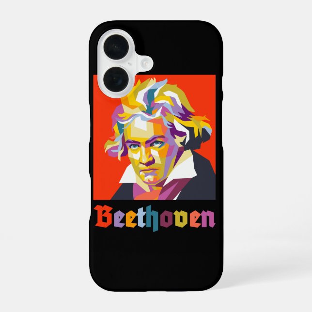 Beethoven iPhone 16 Hülle (Rückseite)