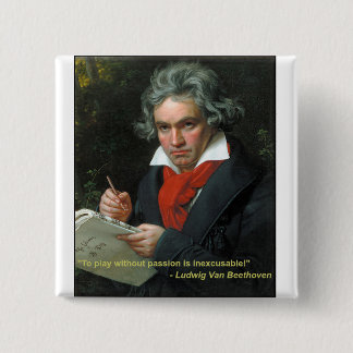 Beethoven-Knopf ", zum ohne Leidenschaft zu Button