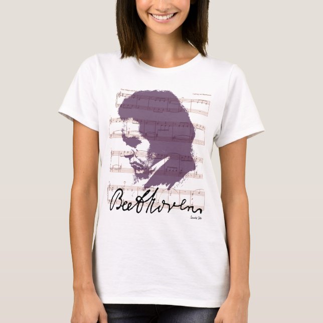 BEETHOVEN LILA T-Shirt (Vorderseite)