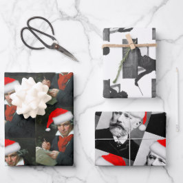 Beethoven Mahler Tchaikowski Klassische Weihnachte Geschenkpapier Set