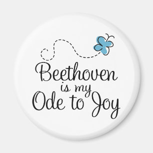 Beethoven Ode to Joy Music Gift Magnet