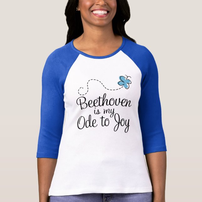 Beethoven-Ode zum Freude-T - Shirt (Vorderseite)