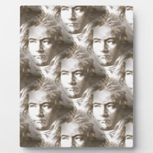 Beethoven Portrait Pattern Fotoplatte