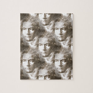 Beethoven Portrait Pattern Puzzle