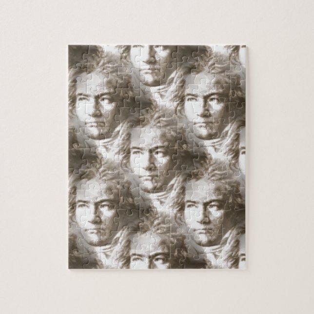 Beethoven Portrait Pattern Puzzle (Vertikal)