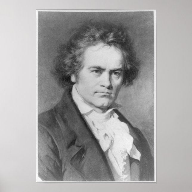 Beethoven Portrait Poster (Vorne)