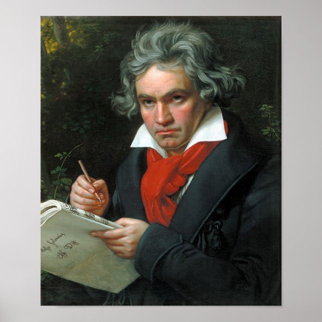 Beethoven Portrait Poster (Vorne)