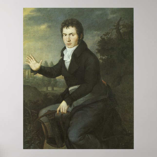 Beethoven Portrait Poster (Vorne)