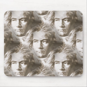 Beethoven-Porträtmuster Mousepad