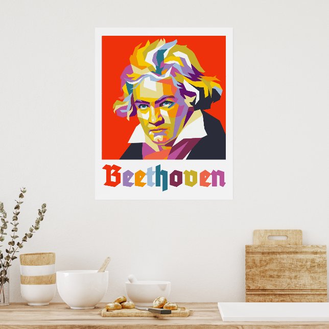 Beethoven Poster (Küche)