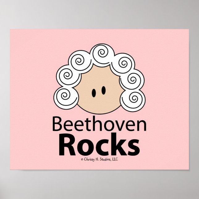 Beethoven Rocks Beethoven Poster (Vorne)