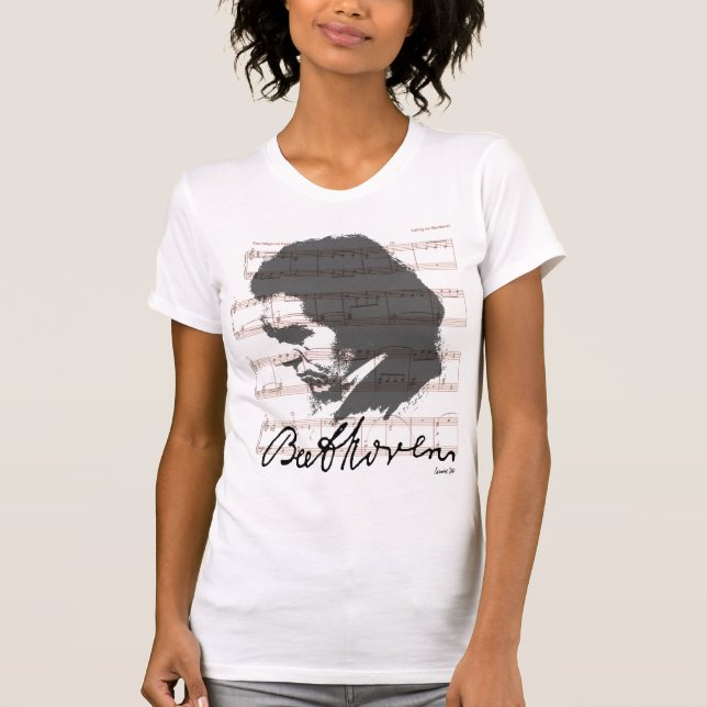 BEETHOVEN-SKIZZE T-Shirt (Vorderseite)