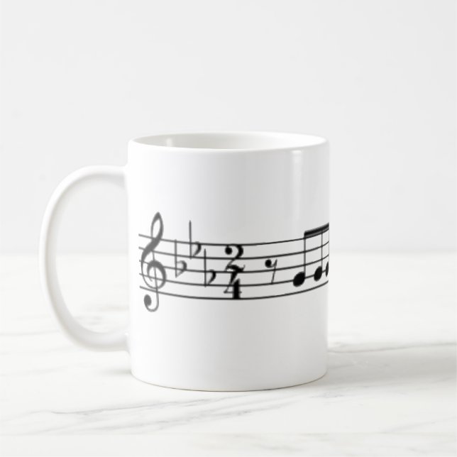 Beethoven Symphony No. 5 Kaffeetasse (Links)