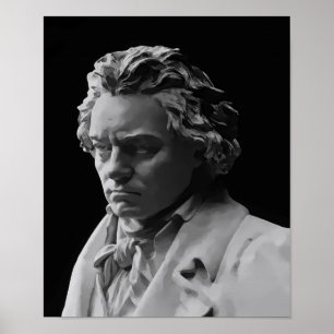 BEETHOVEN TODESMASK POSTER
