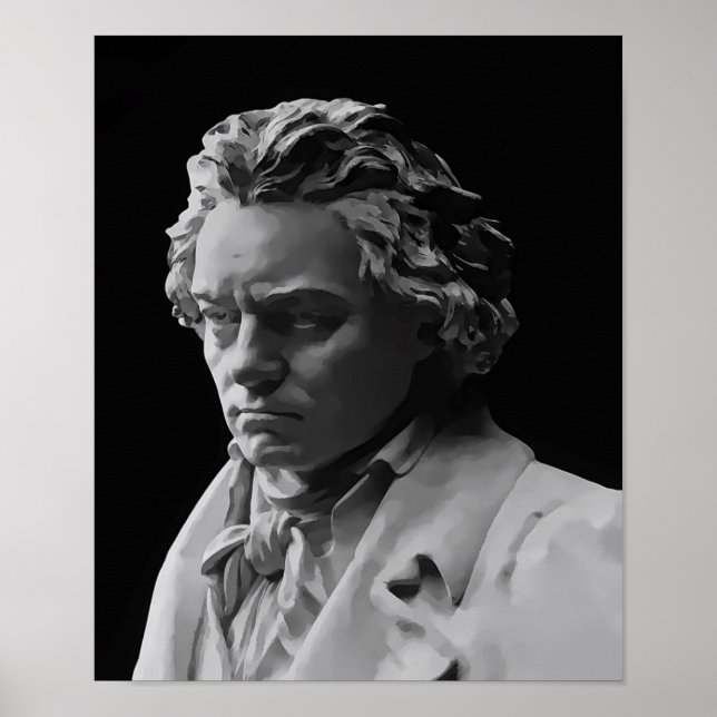 BEETHOVEN TODESMASK POSTER (Vorne)