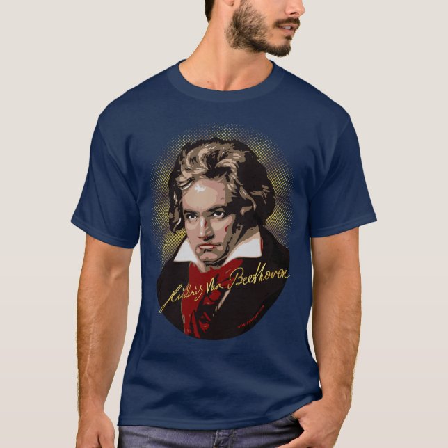 Beethoven-Unterzeichnung T-Shirt (Vorderseite)