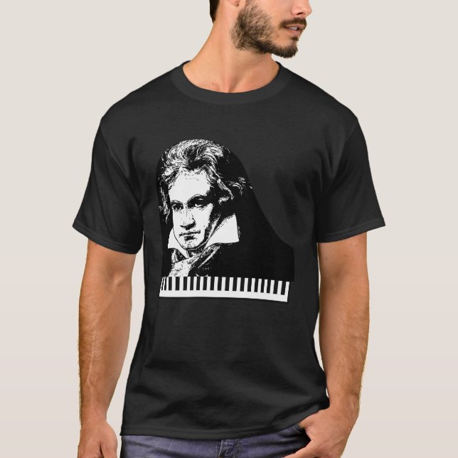 Beethoven van Beethoven Piano Teacher T-Shirt (Vorderseite)