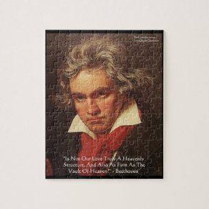 Beethoven "Vom Himmel" Liebeszitat Puzzle