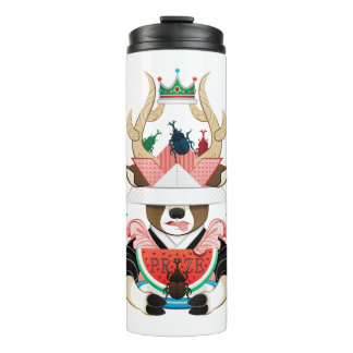 Beetle and watermelon (remake) thermosbecher