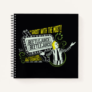 Beetlejuice   "Ghost With The Most" Marquee Notizbuch