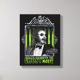 Beetlejuice "Ghost With The Most" Portrait Leinwanddruck