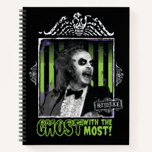 Beetlejuice   "Ghost With The Most" Portrait Notizbuch