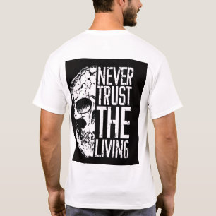 Beetlejuice Inspiriertes Niemals Den Lebenden Vert T-Shirt