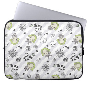 Beetlejuice Muster Laptopschutzhülle