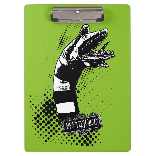 Beetlejuice Sandworm Klemmbrett (Vorderseite)
