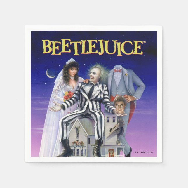 Beetlejuice | Theatrical Poster Serviette (Vorderseite)