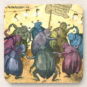 Beetles Celebrating Mittelsommer Untersetzer
