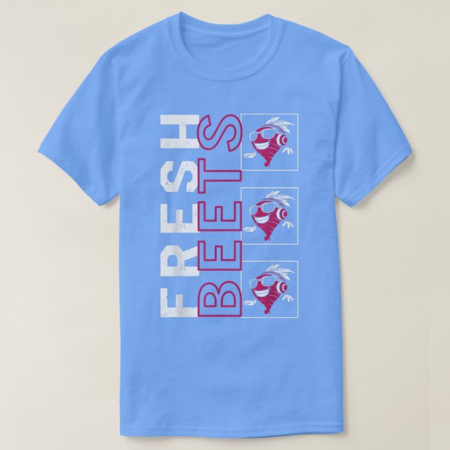 Beets Vegetable Gardening Farmer Vegan Healthy Veg T-Shirt (Design vorne)