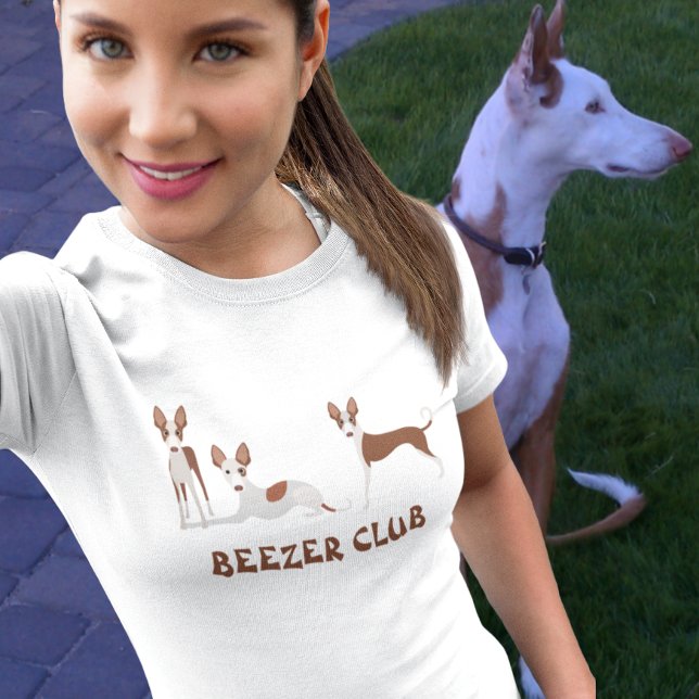 Beezer Club Ibizan Hound Podenco T-Shirt (Von Creator hochgeladen)