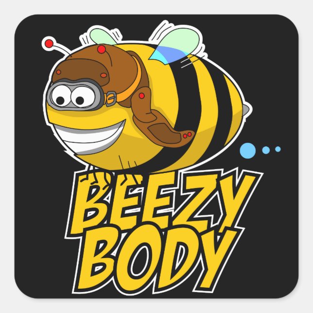 Beezy Body Bee Sticker (Vorderseite)