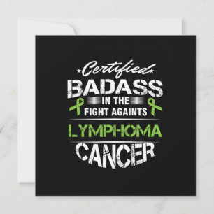 Befähigte Badass Lymphom zur Bewusstseinsbildung f Einladung