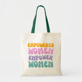 Befähigte Frauen befähigen Frauen Retro Vintage Zi Tragetasche