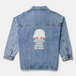 Befähigte Frauen stärken den Nationalen Frauentag  Jeansjacke