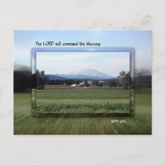 Befehl zum Segnen Postkarte