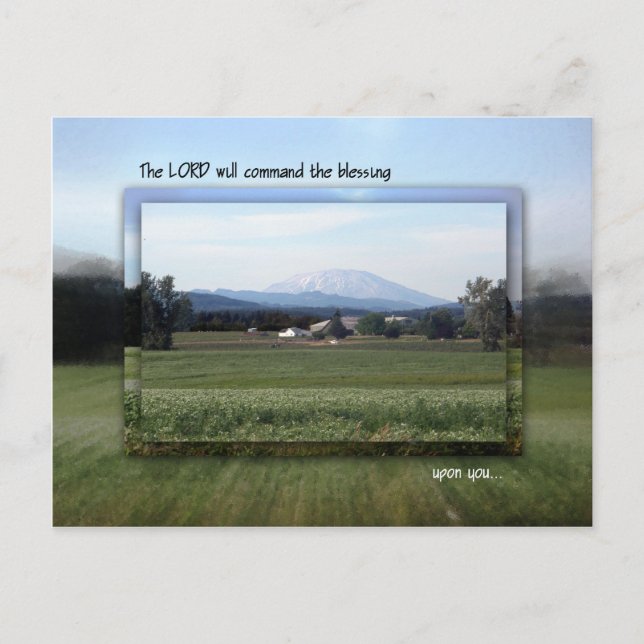 Befehl zum Segnen Postkarte (Vorderseite)