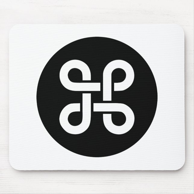 Befehls-Apple Mac-Ideologie Mousepad (Vorne)