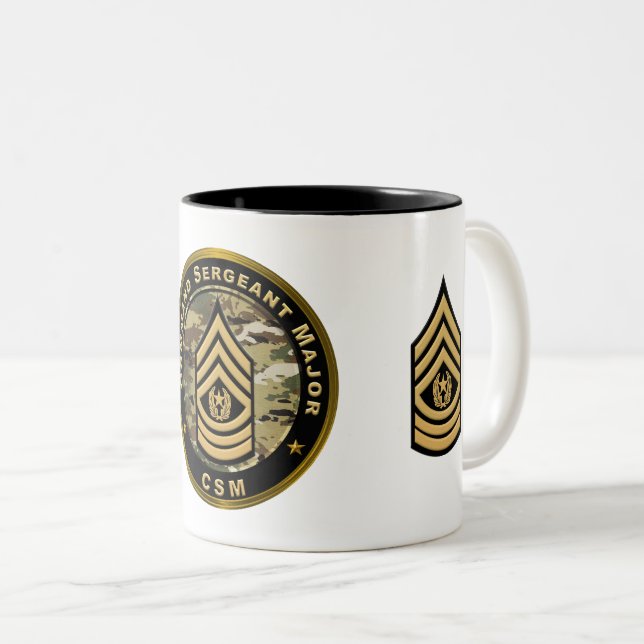 Befehlshaber Major CSM Zweifarbige Tasse (VorderseiteRechts)