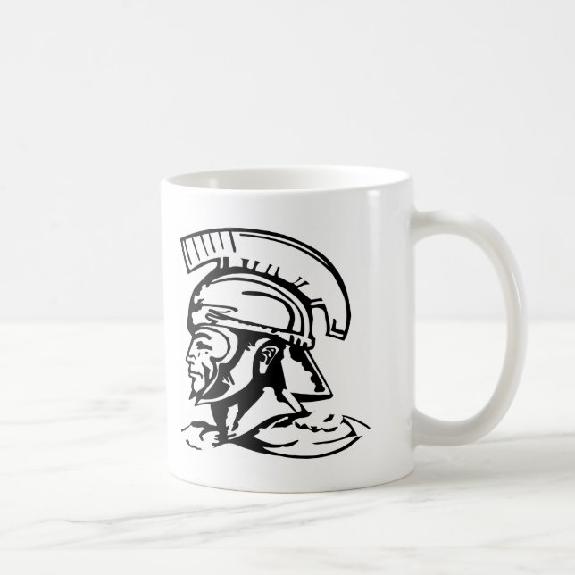 Befehlshaber-spartanisches römisches kaffeetasse (Rechts)