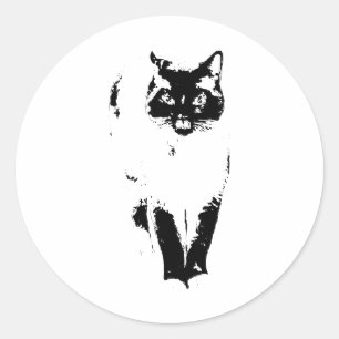 Befehlspräsenz Runder Aufkleber