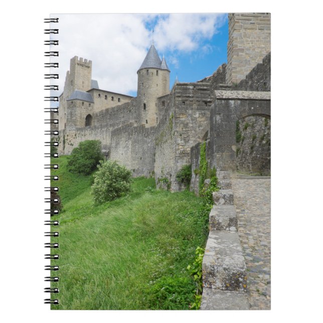 befestigte Mauer von Carcassonne Notizblock (Vorderseite)