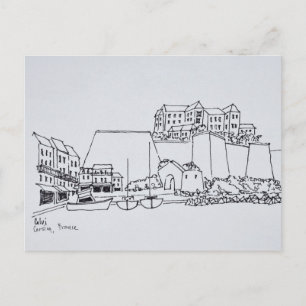 Befestigte Stadt Calvi   Korsika, Frankreich Postkarte