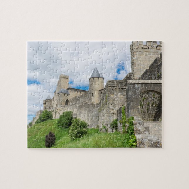 befestigte Stadt Carcassonne Puzzle (Horizontal)
