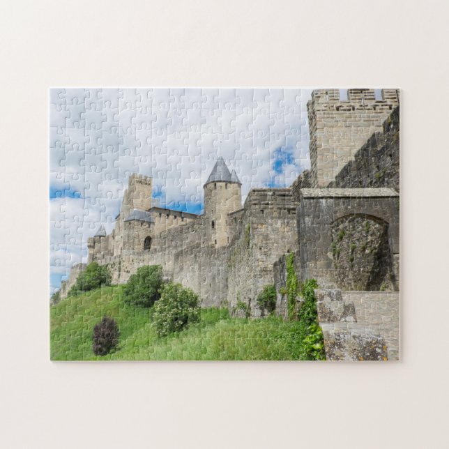 befestigte Stadt Carcassonne Puzzle (Horizontal)